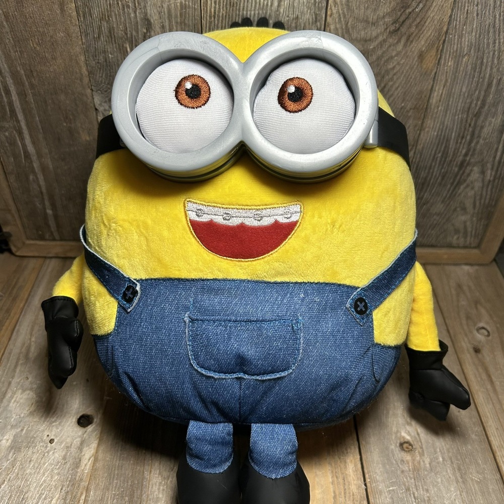 Illumination Minions The Rise of Gru Otto Talking Interactive Plush Toy Braces